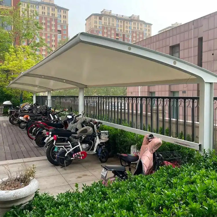 诸暨市膜结构电动车棚